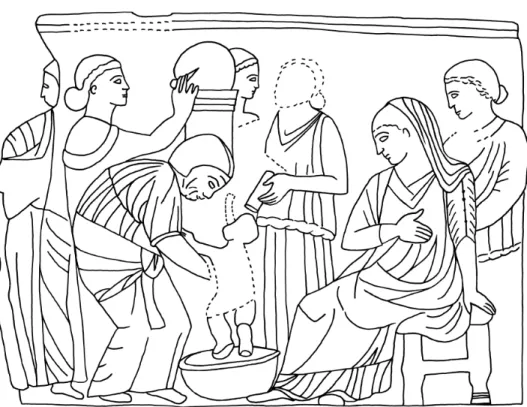 Figure 18.4  Marble sarcophagus, 170–180/200 CE. Agrigento, Museo archeologico  Regionale
