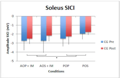 Fig. 15 – Résultats SICI des tests groupe contrôle 