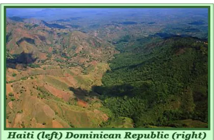 Figure 3: Frontière entre Haïti et la République Dominicaine 