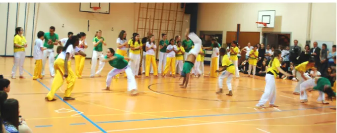 Figure 11 : Spectacle de capoeira (Vijayakumar, 2013) 