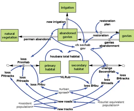 Fig. 2 Sector of the houbara potential habitat