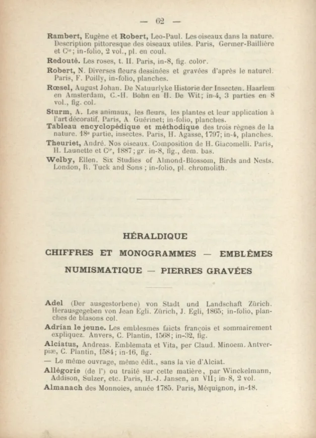 Tableau encyclopédique et méthodique des trois règnes de la nature. 18 e partie, insectes