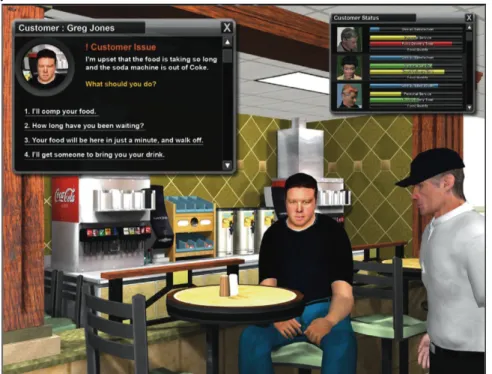 Figure  4:  McDonald’s  restaurants  use  serious  games  to  train  store  personnel 
