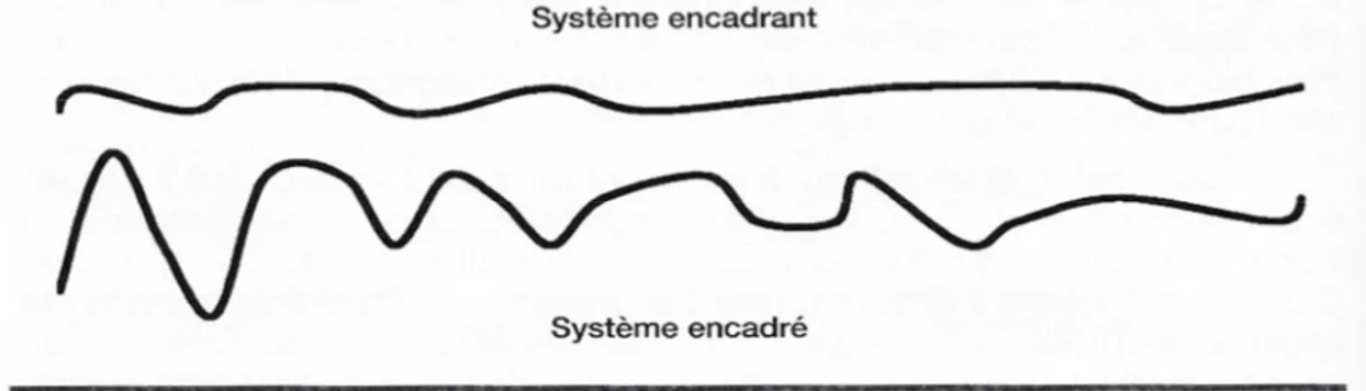 Figure 1 Encadrement fonctionnel (Curonici, Joliat &amp; McCulloch, 2006, p.80) 