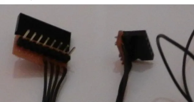 Figure 7 : Le connecteur des LED et le connecteur BV4111 