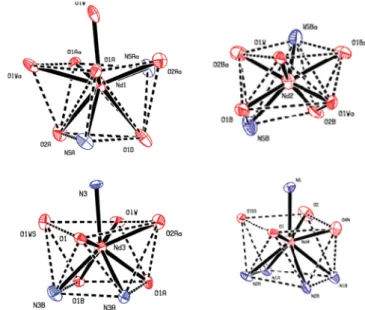 Figure 8. Representation of the Nd III 6 core in 4.