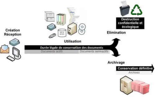 Figure 11 : Cycle de vie des documents 