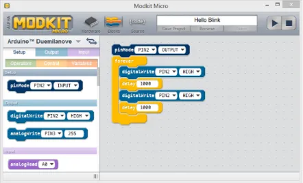 Figure 2.3 – Modkit micro desktop application