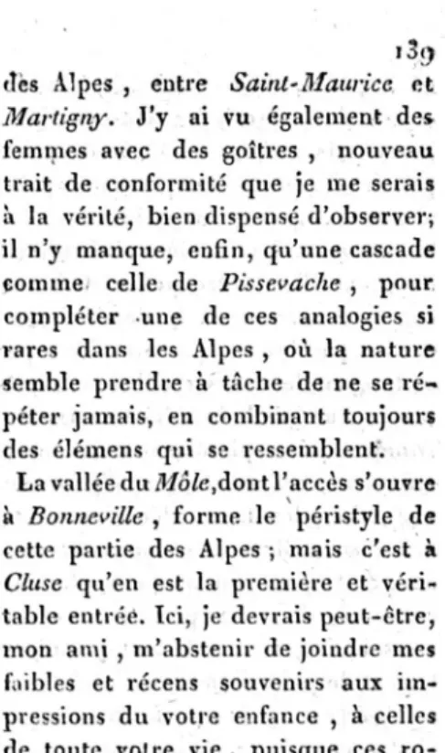 table  entrée.  Ici,  je  devrais  p eut-ctre,  mon  ami  ,  m ’abstenir  de  joindre  mes  faibles  et  récens  souvenirs  aux  im­