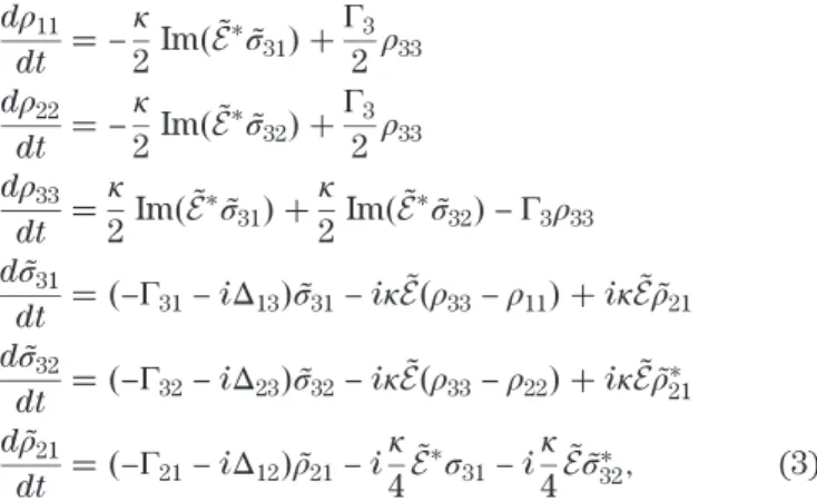 Fig. 3. Group delay as a function of the vapor number density.