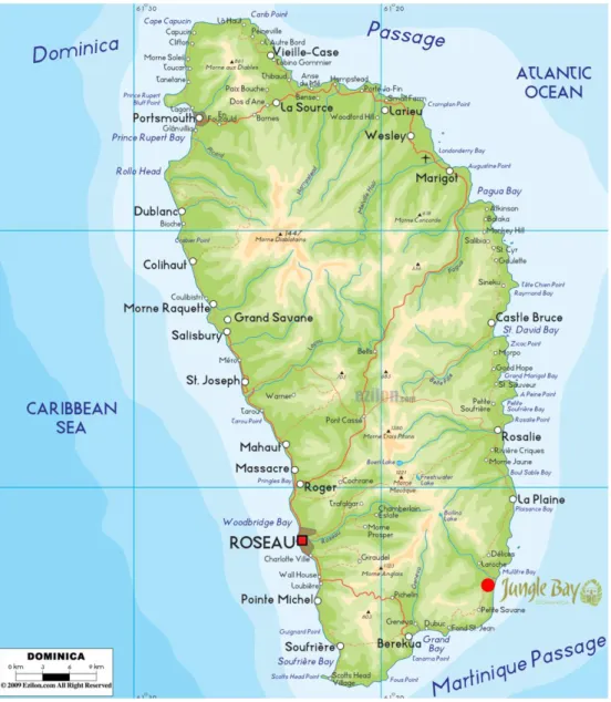 Abbildung 3: Dominica Karte