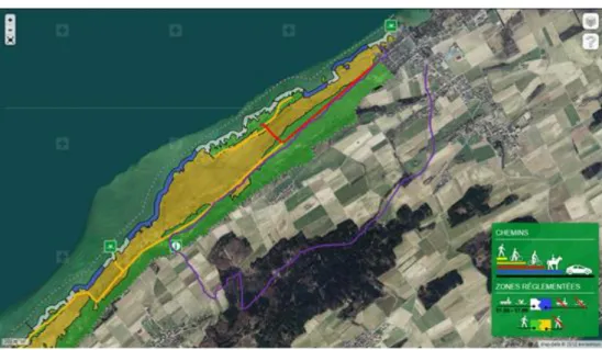 Figure 3: Circuit de la réserve n°6 de Cudrefin 