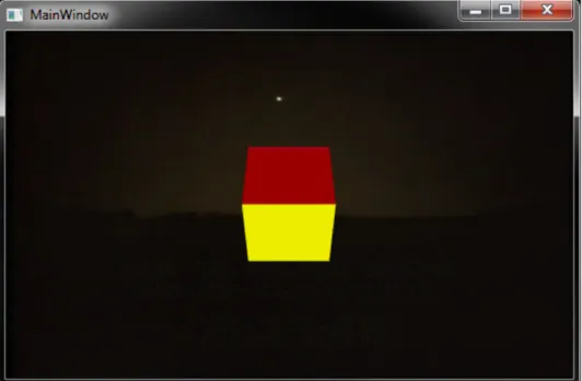 Figure 5.2: A 3D cube over a registered video