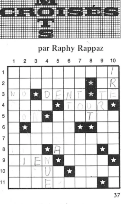 Abbé  de  Saint-M aurice  (fin  du  V I e  siècle).  -  N égation.  10.  Colère  fo rt  connue  des  cru ­ civerbistes