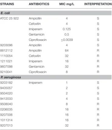 TABLE 1 | Bacterial strains used in this study.