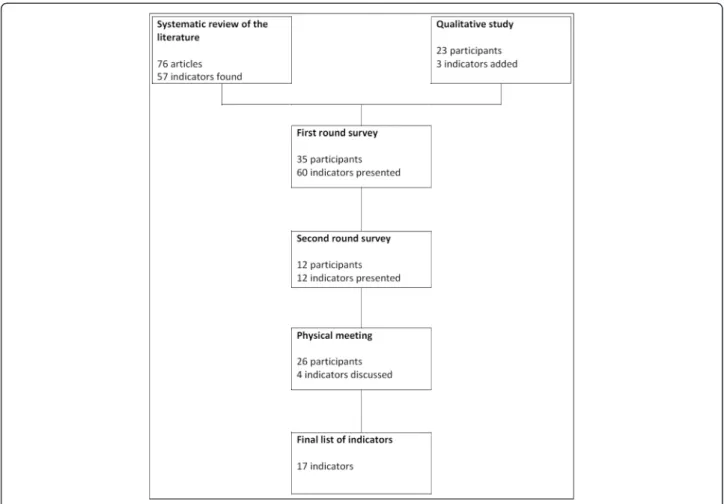 Figure 1 Indicator development and selection process.