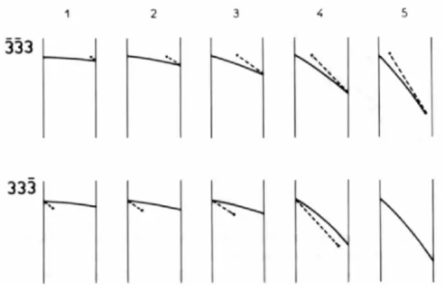 Fig. 9. Calculated dynamical images for the topographs of Fig. 4. 