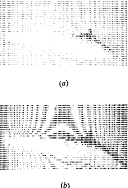 Fig. 8. Simulation  d'une topographie dans le silicium. R6flexion  220  Ag K~.  Largeur  de  la  topographic:  180 pm