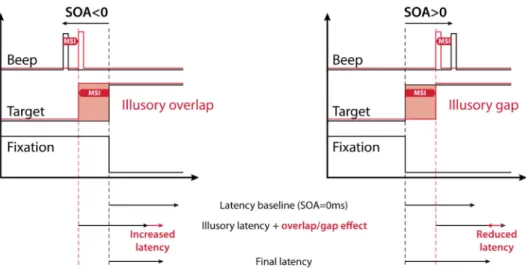 Fig  8.  Saccade  latency  components.  Illustration  of  how  temporal  multisensory  integration  could 22 