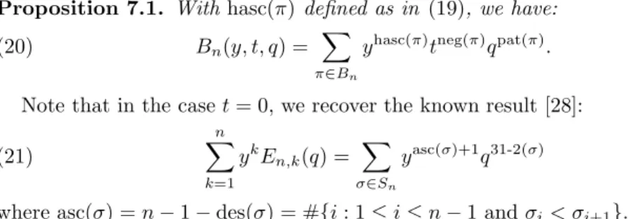 Figure 16. The first variant of the Foata-Zeilberger bijection, with π = 3, −4, −2, 5, 1.