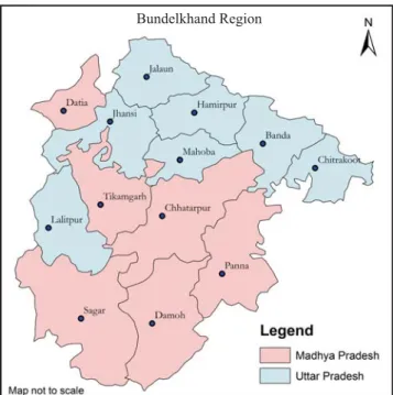 Figure 1: Bundelkhand region of India