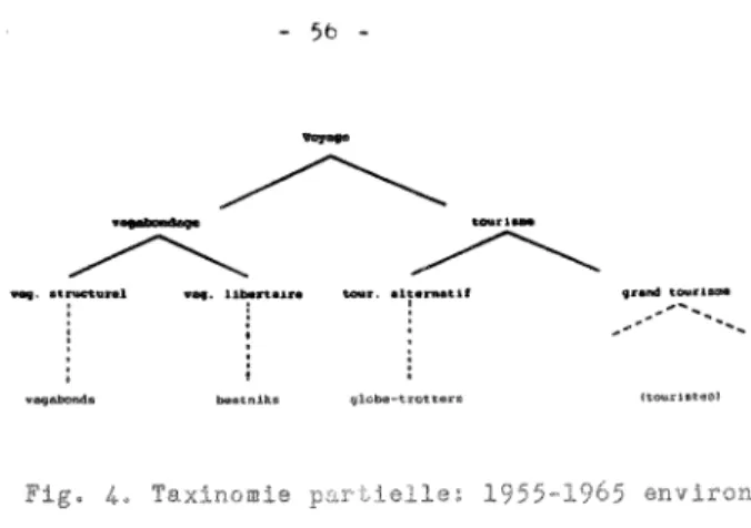 Fig.  5.  Taxinomie  partielle:  1965-1970  environ 