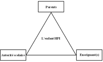 Figure 2: relations entre les différents acteurs, Elodie Brahier, 2013. 