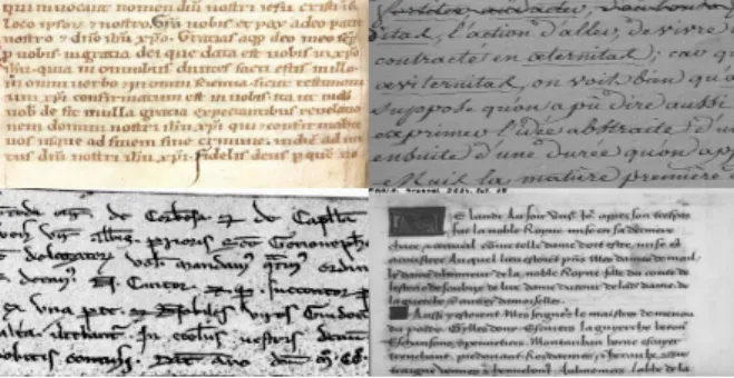 Figure 6. Classification of the graphemes into 25 clusters  Each document is then represented by its code book of at most 25  clusters