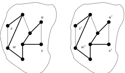 Figure 4: Graph G 2 with ST candidate T 2 (the bold edges belong to T 2 )
