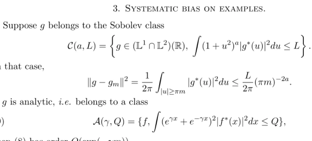 Table 1. Bias order in three compound Poisson examples.