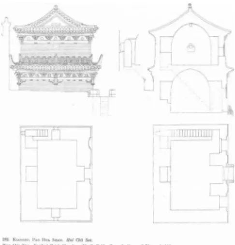 Fig.   5.  Longchang   monastery,   Mount   Baohua,   Jiangsu,   1605  (after  Prip-Møller, 1937, p