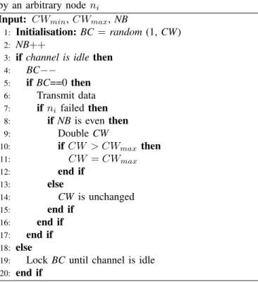 Fig. 1. Illustration of communication between a sensor and the sink