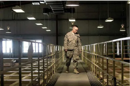 Fig. 3.1 US-run Parwan detention facility near Kabul. This detention facility was opened near Bagram Air Base in 2009