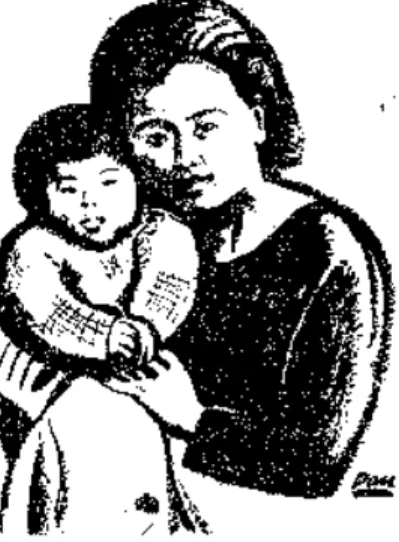 Fig. 4.1 Ting Ling and her child. Ms. Ting Ling became renowned through her first novel that she wrote in 1927 at the age of 23