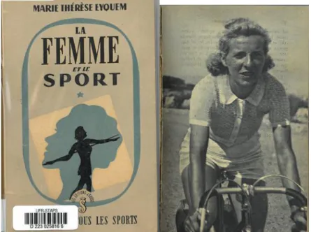 Figure 14. Page de titre de l’ouvrage de Marie-Thérèse Eyquem « La femme et le sport » 1944 