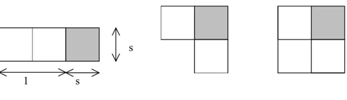Figure 2: La reconstitution de la suite de figures sous-tendant la correction de l'algorithme (Jens Høyrup) 