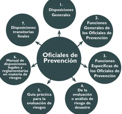 FIGURA 1: Estructura del Reglamento de Funciones de los Oficiales de Prevención del SINAGER