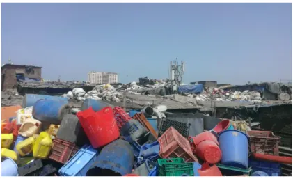 Figure 2: View over Dharavi from a roof 