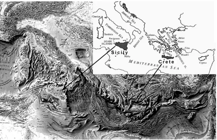 Figure 1 Map of the Mediterranean Sea.