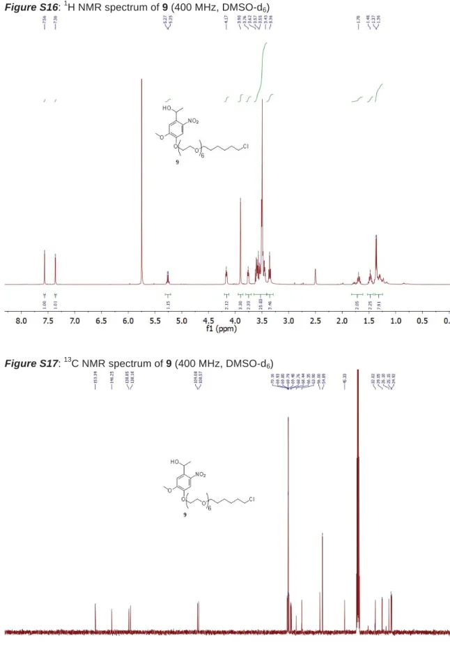Figure S16:  1 H NMR spectrum of 9 (400 MHz, DMSO-d 6 ) 