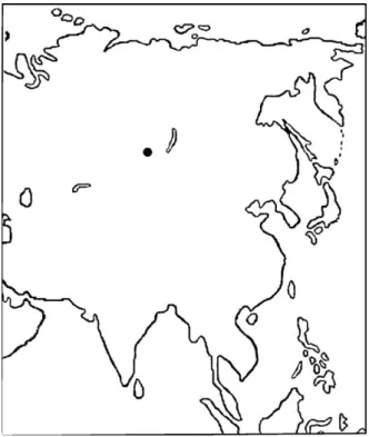 Fig. 1. Location of the Taralyk-Cher locality.