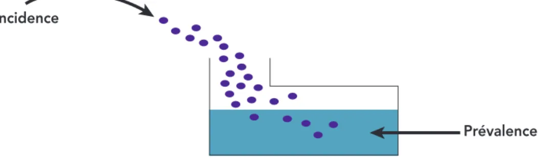 FIGURE 1 :  Illustration de la prévalence et de l’incidence