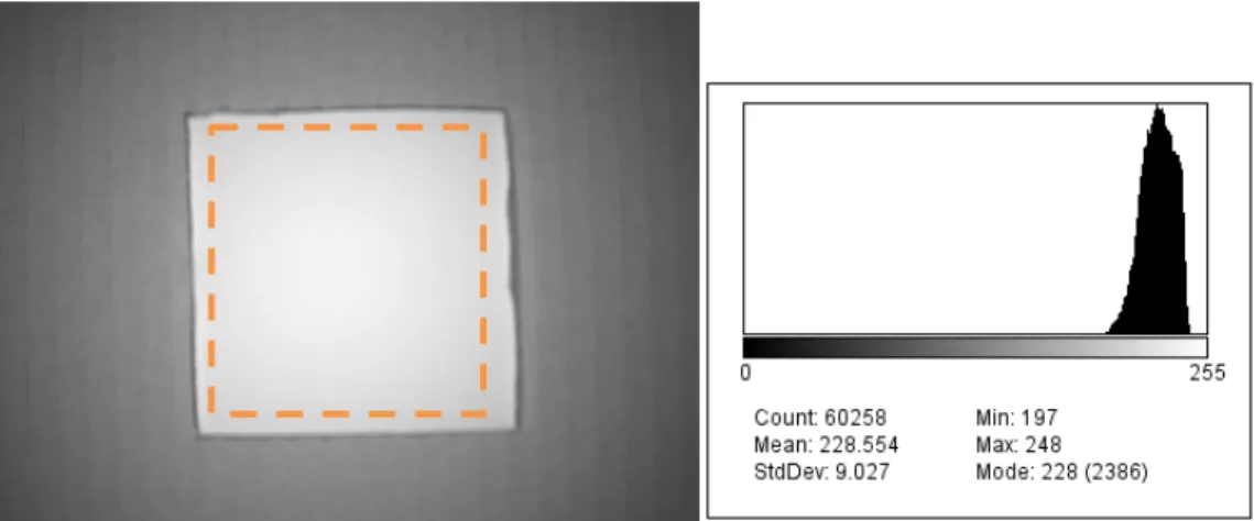 Figure 22: Test de diffuseur avec 1mm de feuille de téflon 