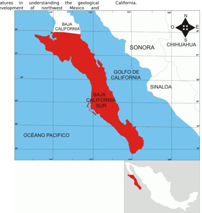 Figure 1: Locality map showing Baja California Sur, Mexico.   
