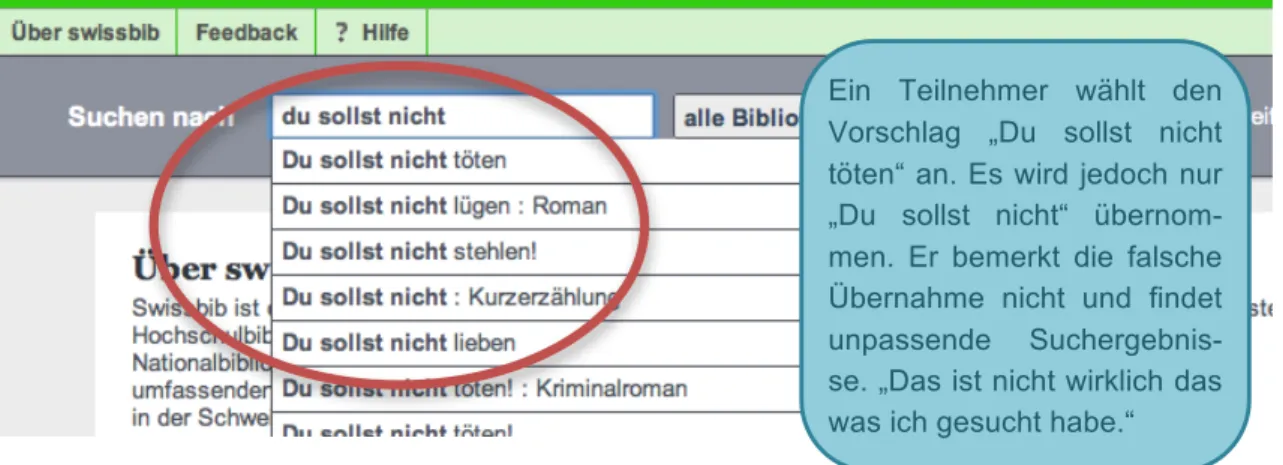 Abbildung 8: Autovervollständigung "du sollst" 