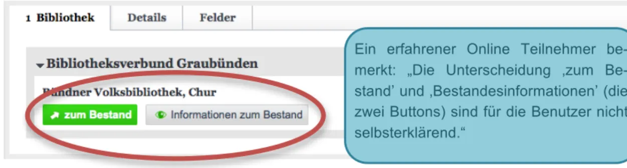 Abbildung 22: Optionen für nähere Informationen über ein Dokument 