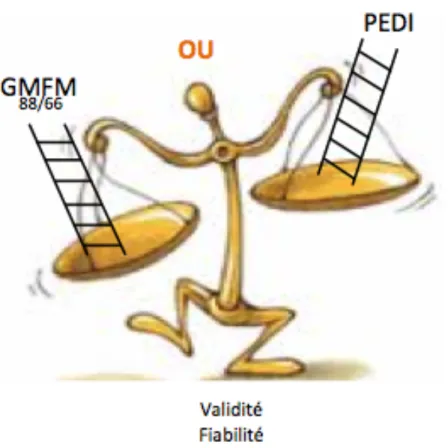 Figure 1 : GMFM et PEDI, laquelle choisir ? 