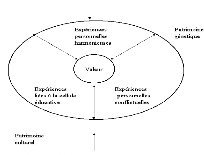 Figure N°3 : Schéma des valeurs 