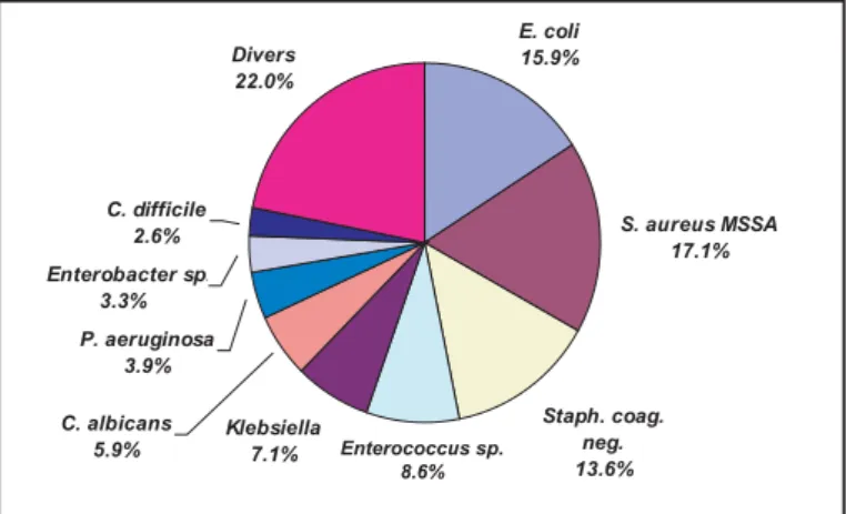 Figure 6: Distribution proportionnelle des pathogènes identifiés