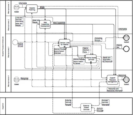 Figure 9 : Process Architecture for Hospitals 